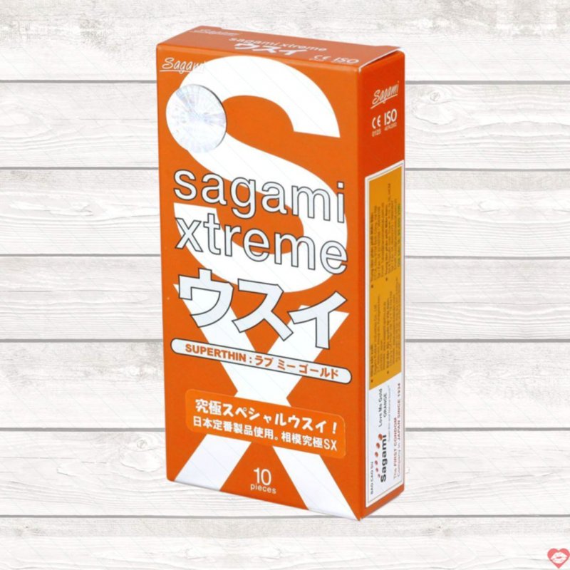 Bao cao su Sagami Xtreme siêu mỏng 0.03mm 10s an toàn tăng khoái cảm 
