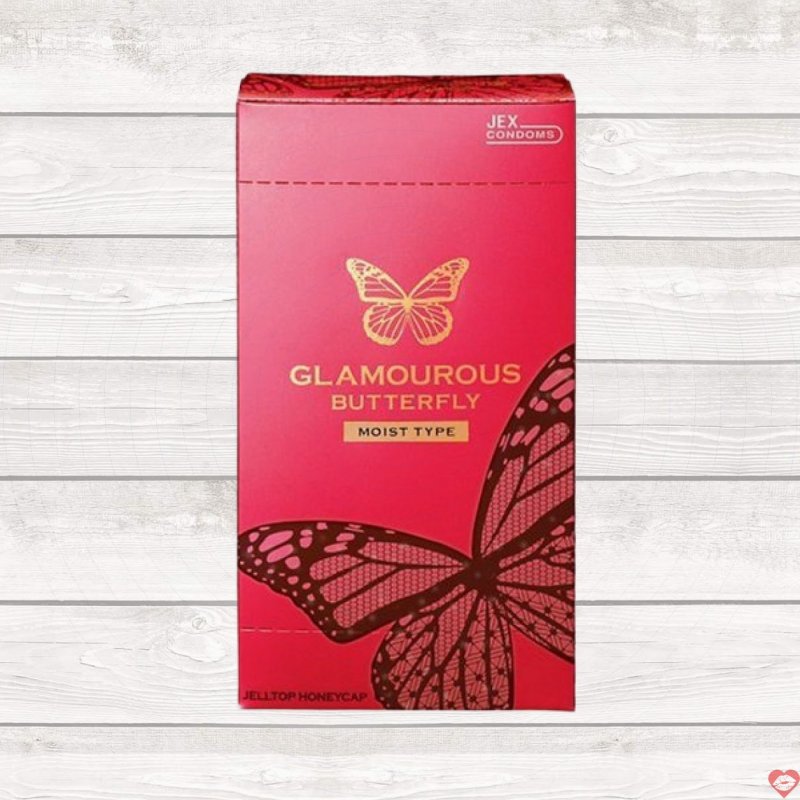 Bao cao su Jex Glamcurous Butterfly 12c tự nhiên mượt mà kéo dài 