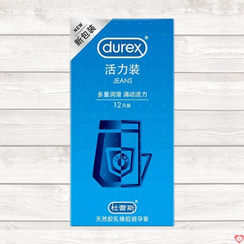 Bao cao su Durex Jeans siêu mỏng gel nhiều bôi trơn hộp 12 cái giá tốt 