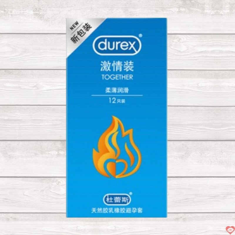 Bao cao su Durex Together Hộp 12 cái Mềm Mịn Tự Nhiên An Toàn 