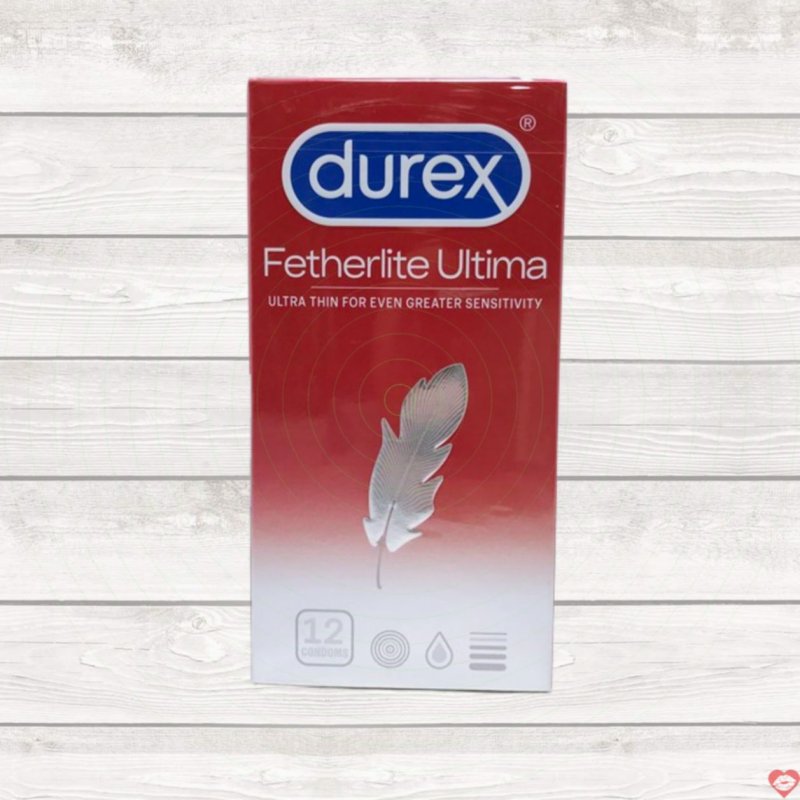 Bao cao su Durex Fetherlite Ultima mỏng trơn an toàn thơm mát 