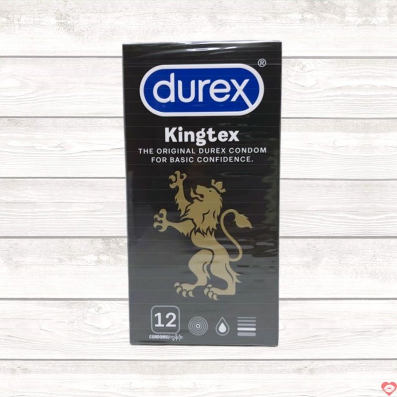 Bao Cao Su Durex Kingtex 49mm Nhỏ Gọn An Toàn Chất Lượng 
