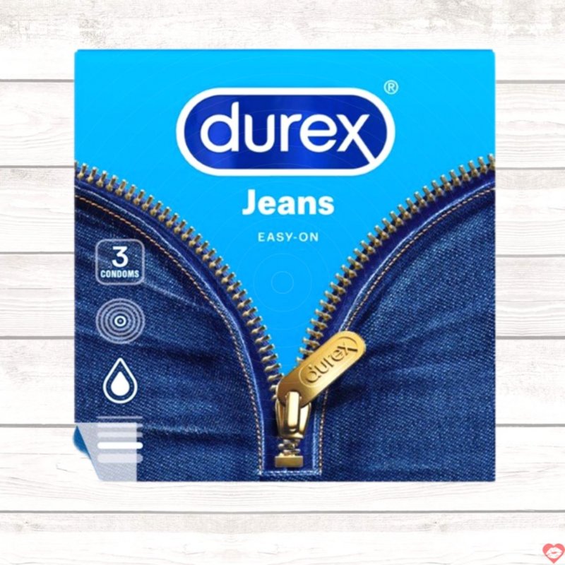 Durex Jeans Easy On Bao cao su bôi trơn mượt mà, chính hãng 
