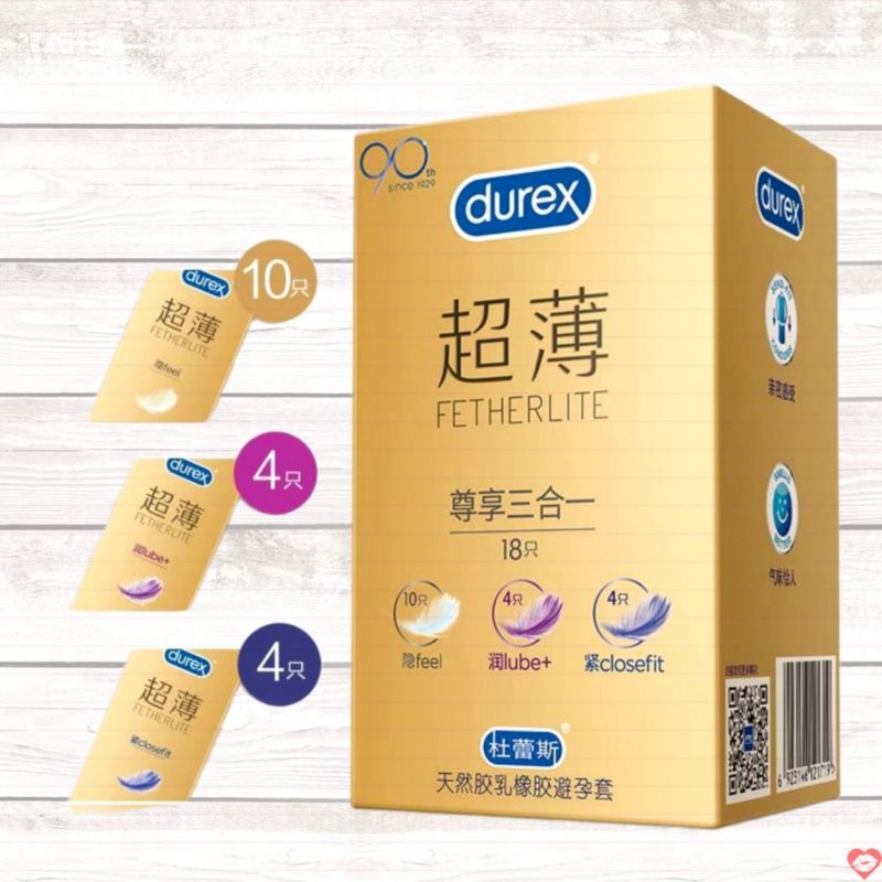Bao cao su Durex Prenium 18c siêu mỏng mix an toàn giá tốt 
