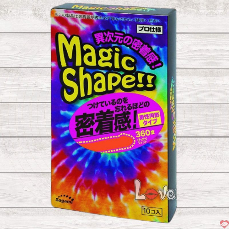Bao Cao Su Sagami Magic Shape Gân Sọc 3D Hộp 10 Cảm Giác Thật Nhật 