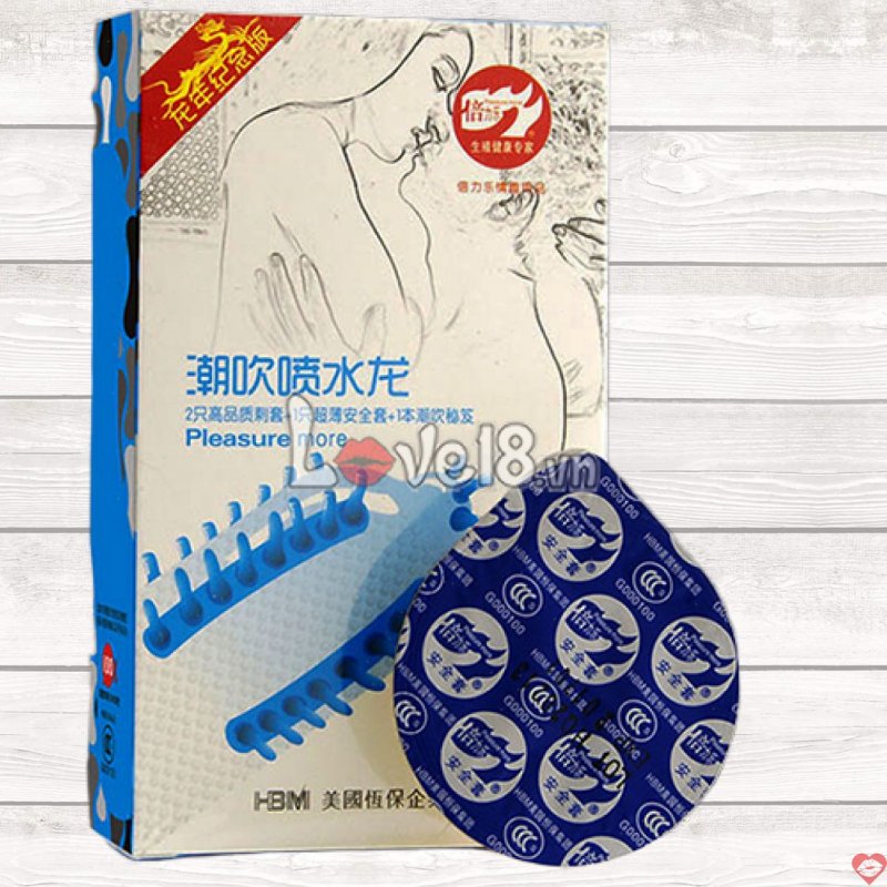 Bao Cao Su Gai Râu Bi Kích Thích Tăng Khoái Cảm Mềm Mại Hộp 2 Chiếc 