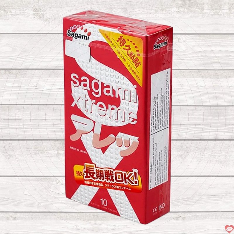 Bao Cao Su Sagami Xtreme Feel Long 10s Siêu Mỏng Gân Gai Chính Hãng Nhật 