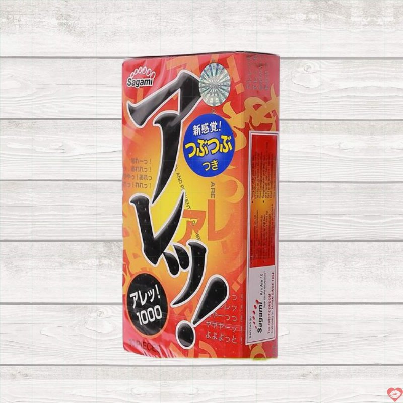 Bao cao su gai Sagami Are Are tăng khoái cảm an toàn giá tốt 