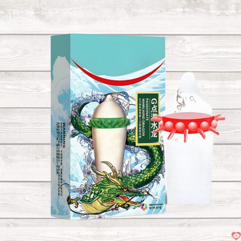 Bao cao su gai rồng HBM hộp 2 cái tăng khoái cảm, an toàn 