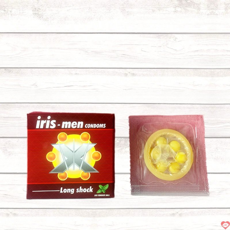Bao cao su Iris-Men Long Shock 6 bi siêu to kích thích cực mạnh 