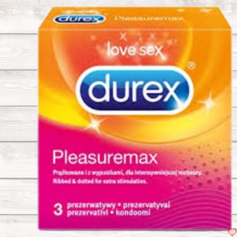 Bao cao su Durex Pleasuremax 3 chiếc phát sáng gai nổi kích thích cực đỉnh 