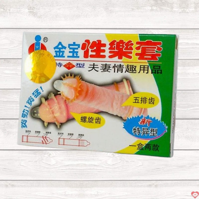 Bao Cao Su Gai Lớn Gold Gai Kích Thích Hưng Phấn An Toàn 
