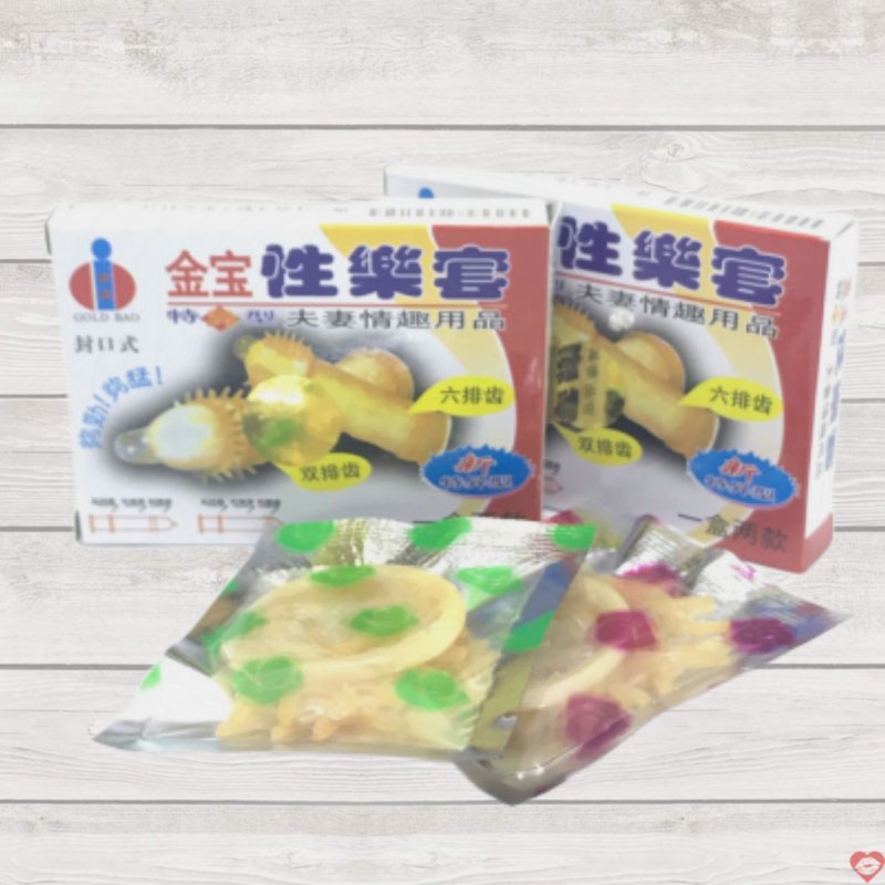 Bao Cao Su Gai Bi Gold Bao Gân Râu Tăng Khoái Cảm An Toàn 
