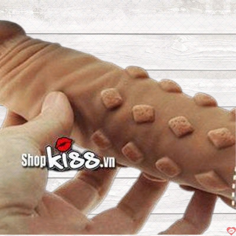 Bao đôn bi vuông 5 phân Lovetoy Silicon mềm mại tăng kích thước 