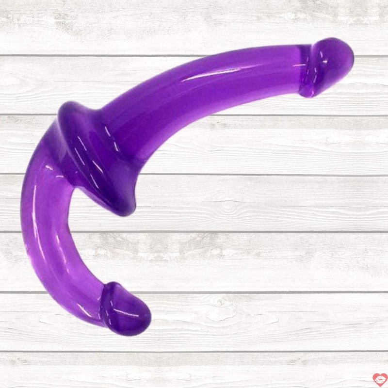 Dương vật silicone 2 đầu mềm mại cho cặp đôi les kích thích 