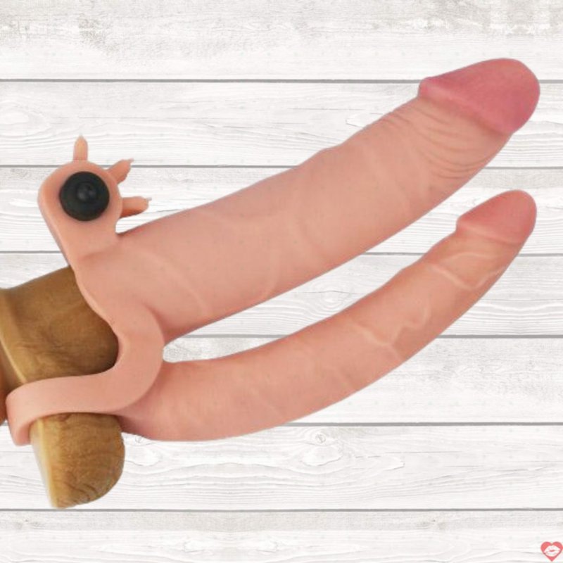Bao đôn rung 2 nhánh Lovetoy siêu gân kích thích mạnh mẽ, an toàn 