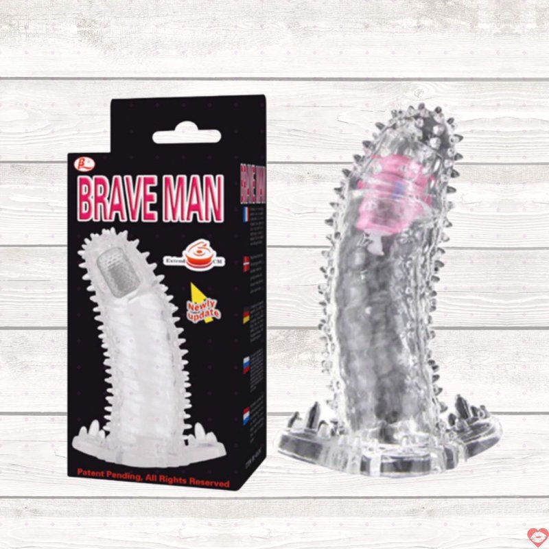 Bao cao su đôn dên rung Baile Braveman tăng khoái cảm an toàn bền bỉ 
