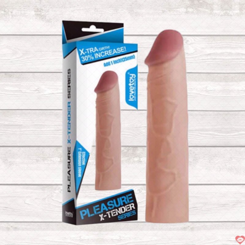 Bao cao su đôn dên Lovetoy tăng kích thước 25mm siêu mềm mại an toàn 
