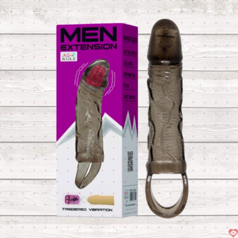 Bao cao su đôn dên rung Baile Men Extension tăng khoái cảm an toàn 