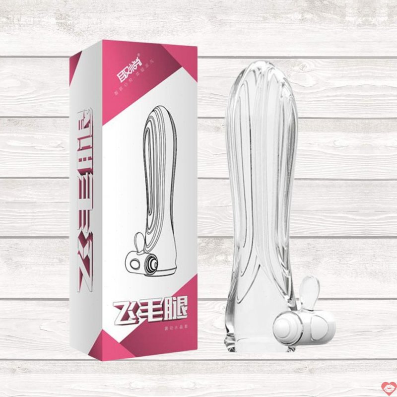 Bao cao su đôn dên rung Aichao Hồng tăng cảm giác mới lạ siêu mềm mại 