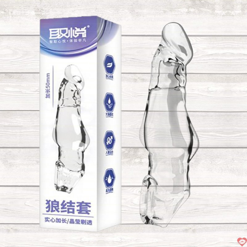 Bao cao su đôn dên Aichao Wolf Knot S tăng 50mm siêu kích thích 
