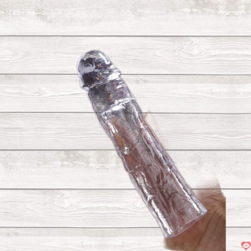 Lovetoy Flawless Clear bao đôn trong suốt tăng kích thước quyến rũ 