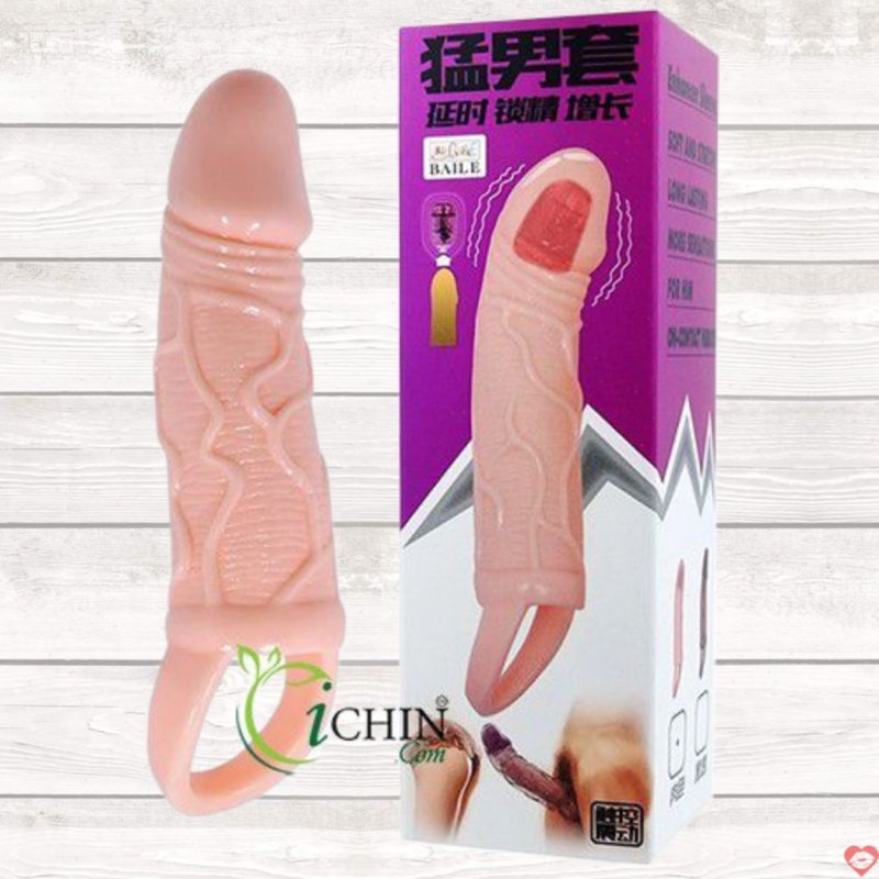 Bao cao su đôn dên Men Extension rung kích thích, tăng khoái cảm hôm nay 