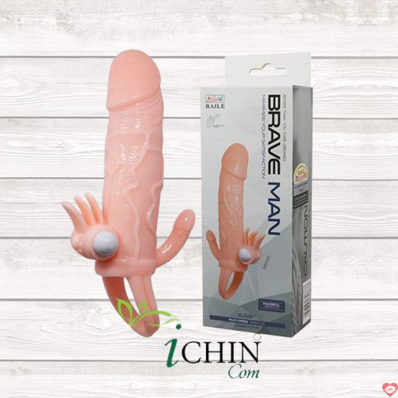 Bao cao su đôn dên Braveman rung mạnh quai đeo kích thích cực đỉnh 