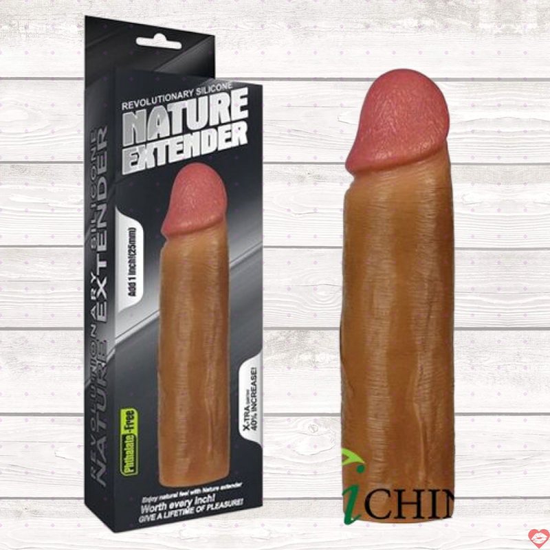 Bao cao su đôn dên Lovetoy Nature Extender mềm tăng kích thước tự nhiên 