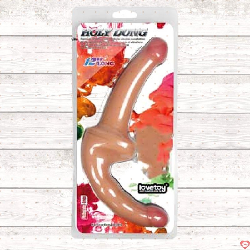 Dương vật silicon Lovetoy hai đầu cho les thủ dâm đồng tính nữ cao cấp 