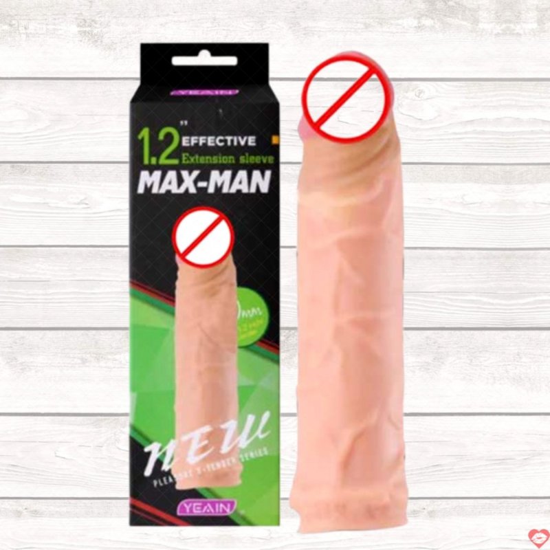 Bao Cao Su Đôn Dên Yeain Maxman Xanh Tăng 3cm – Siêu Mềm Mịn