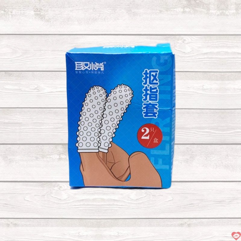 Bao Cao Su Đôn Dên Ngón Tay Có Gai Aichao - hộp 2 cái