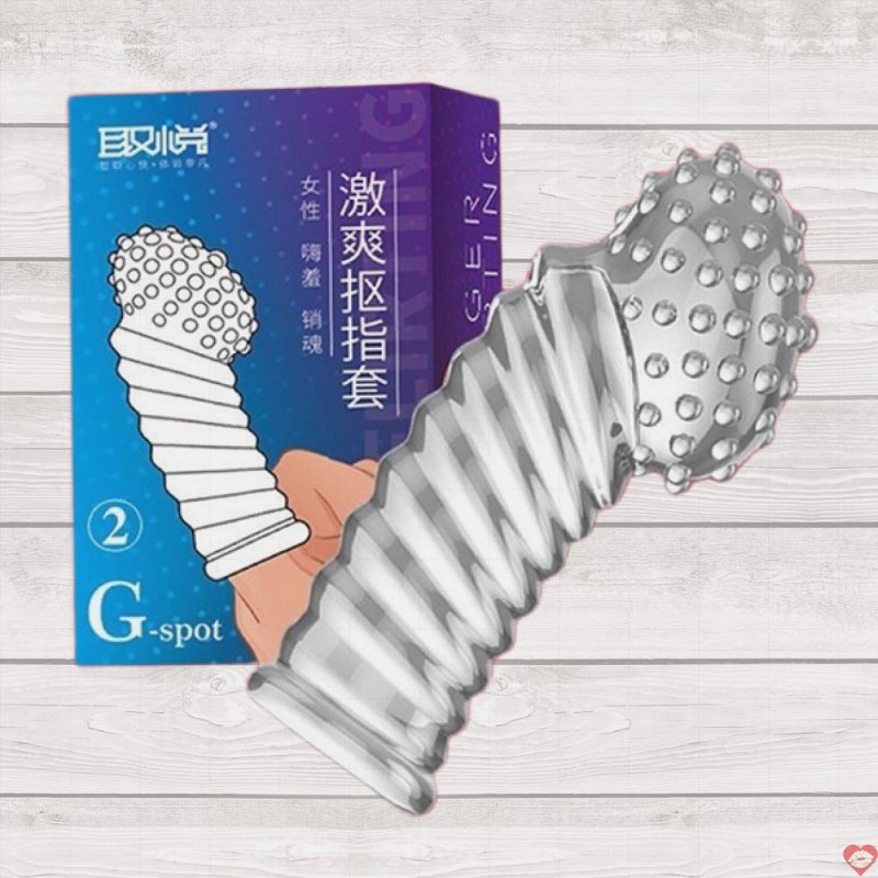 Bao cao su ngón tay gân gai nổi Aichao G-Spot 2
