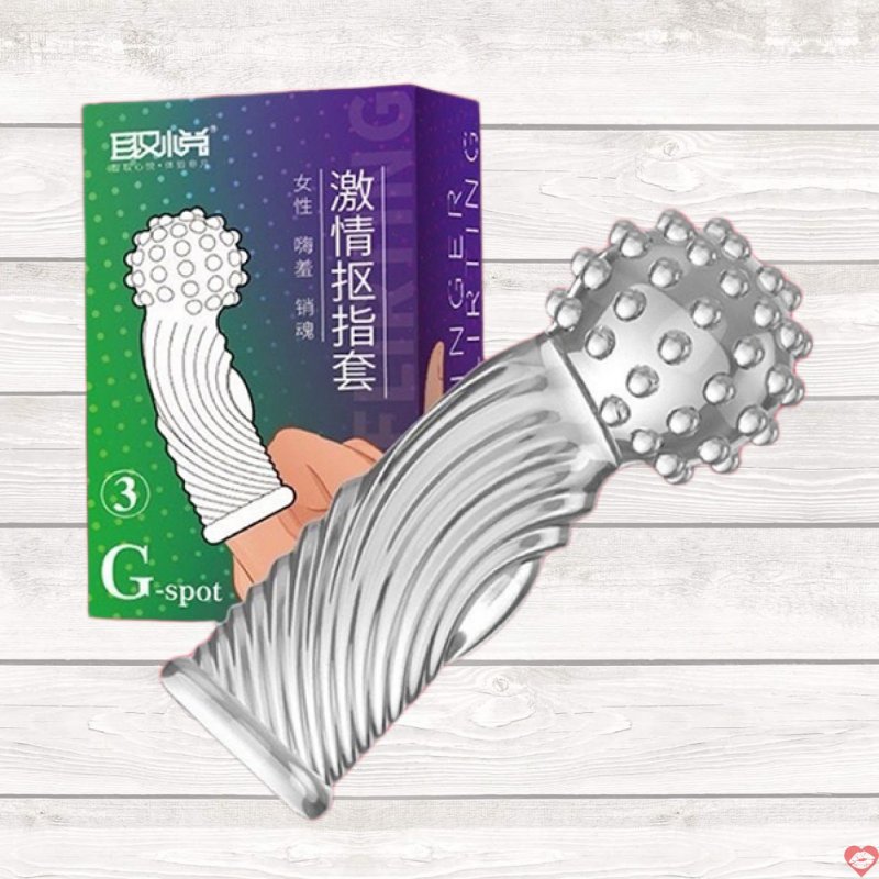Bao cao su ngón tay gai nổi lớn Aichao G-Spot 3