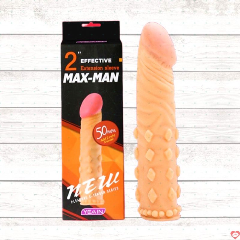 Bao cao su đôn dên siêu gai Maxman tăng 5cm - YY914
