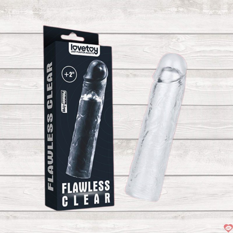 Bao cao su đôn dên trong suốt Lovetoy dài thêm 5cm
