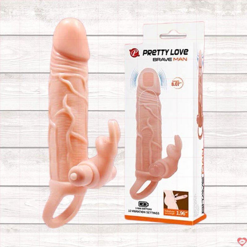 Bao đôn dên Pretty Love 5cm - Rung đầu 10 chế độ