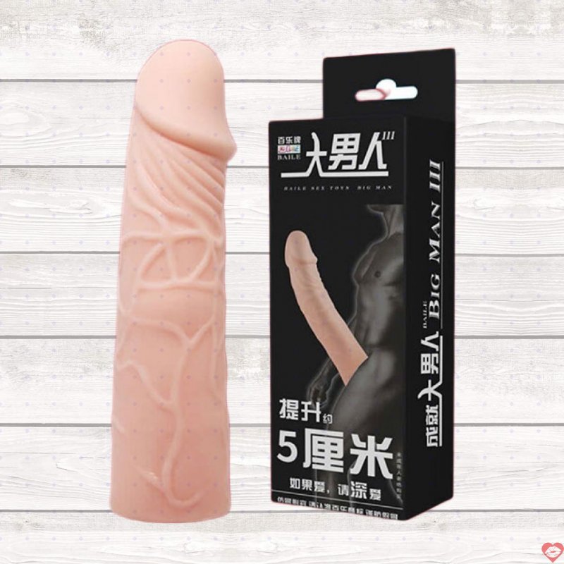 Bao cao su đôn dên Baile tăng thêm 6cm da ngăm tự nhiên