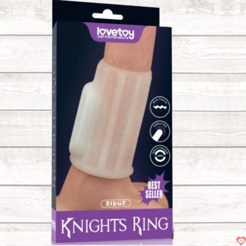 Khúc đôn silicon Lovetoy gân nổi có rung