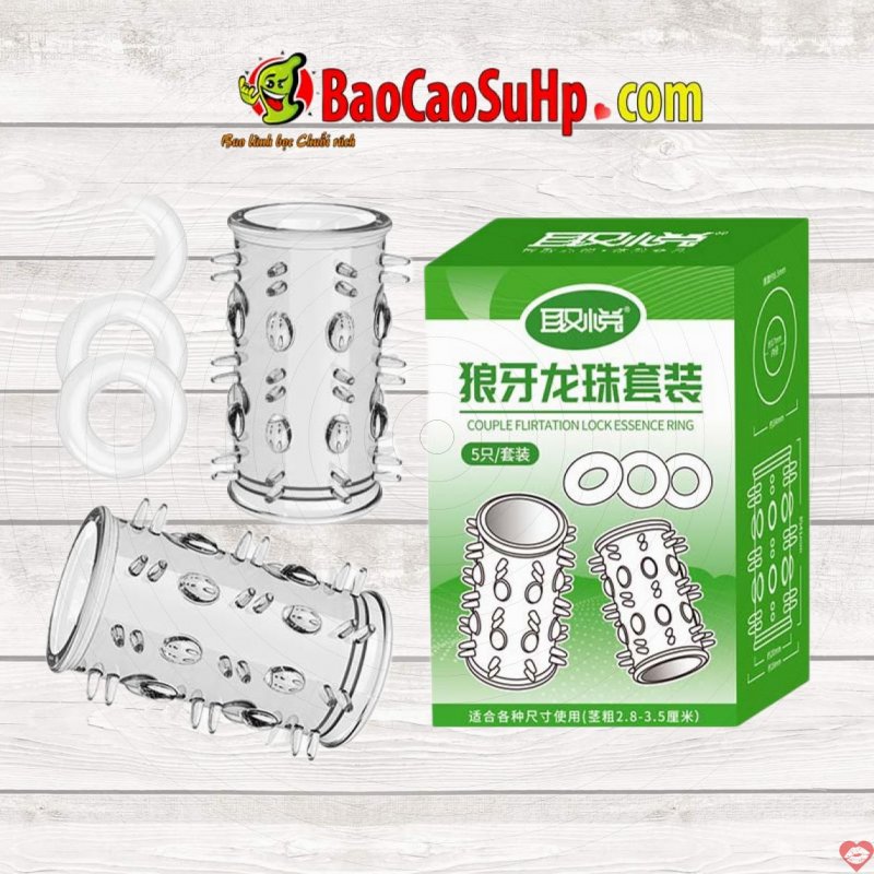 Bộ donden Mizzzee vòng đeo trong suốt mềm mại Delight LN0866