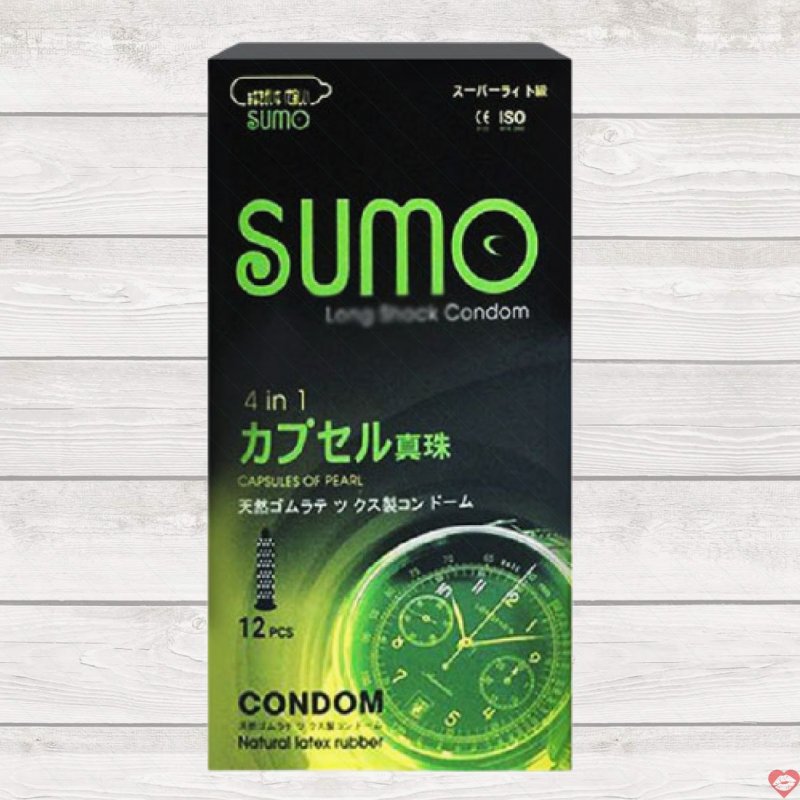 Bao Cao Su Sumo Nhật Bản 4in1 Có Gai