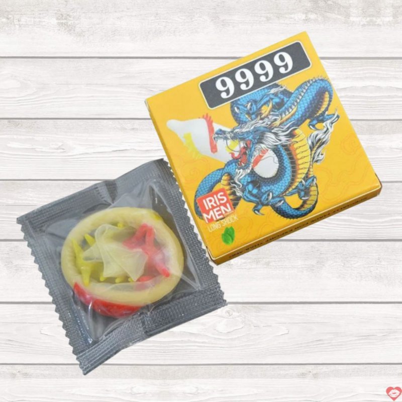 Bao Cao Su Iris Men 9999 Siêu Gai Kích Thích Hộp 2 Chiếc