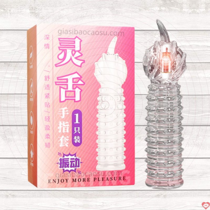 Bao Cao Su Đôn Ngón Tay Cao Cấp JIYU Rung Móc