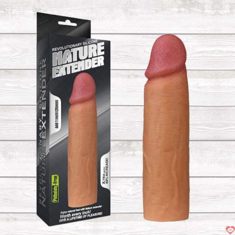 Bao Cao Su Đôn Dên 2.5cm Siêu Mềm Nature Extender Lovetoy