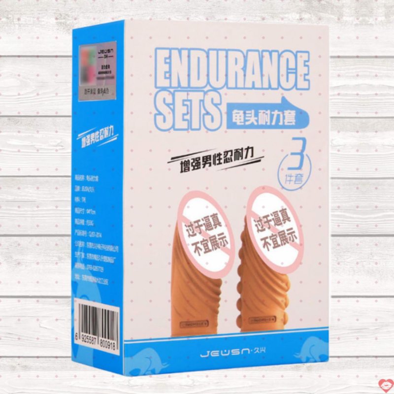 Bao Cao Su Bộ 2 Đôn Đầu Cao Cấp Kèm Vòng Silicon Endurance