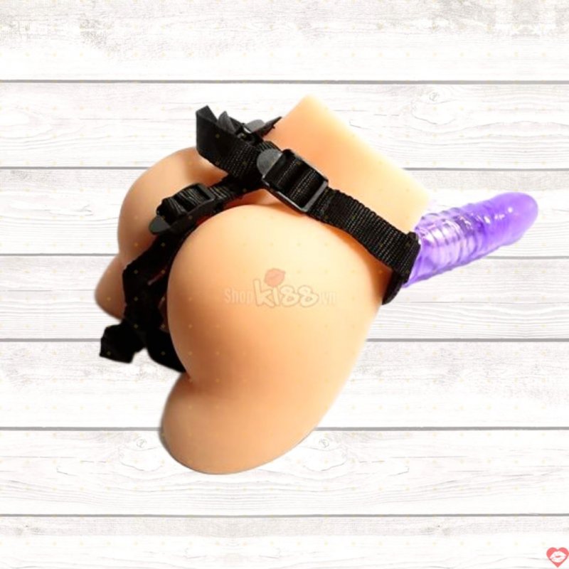 Dương vật rung siêu mạnh dây đeo Harness Rabbit Dong kích thích 