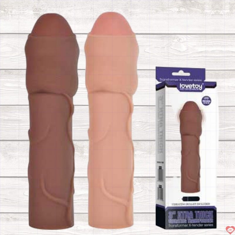 Bao cao su đôn dên làm dài 6cm có rung đầu