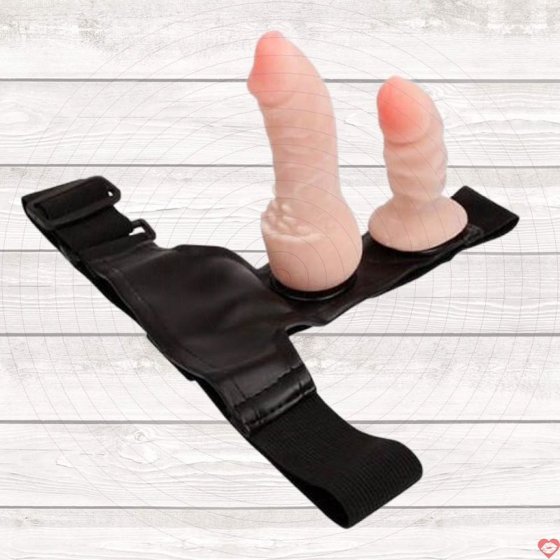 Dương vật dây đeo 2 đầu cho Les đa năng kích thích cực đã 