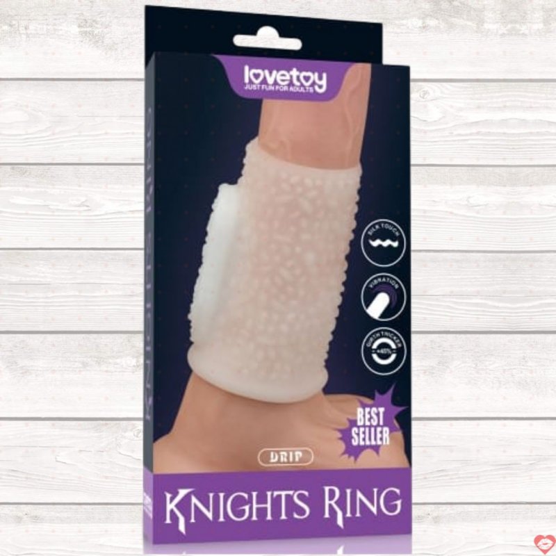 BD15A Bao cao su đôn dên cao cấp có rung giữa Knights Ring