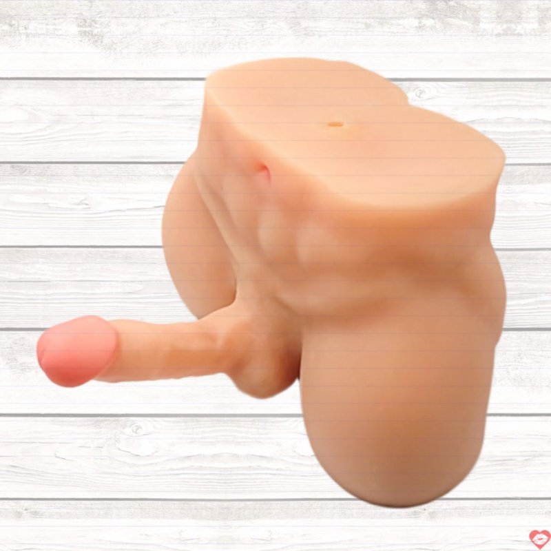 Búp bê bán thân nam dương vật lớn Silicone êm ái kích thích 
